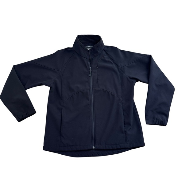 Black Diamond Womens XL Black Soft Shell Fleece Lined Jacket Hiking Outdoor - Picture 1 of 10